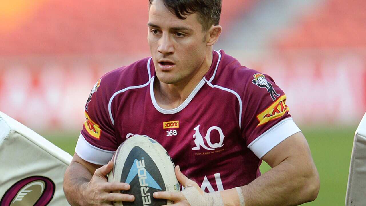 Cooper Cronk plays in origin.