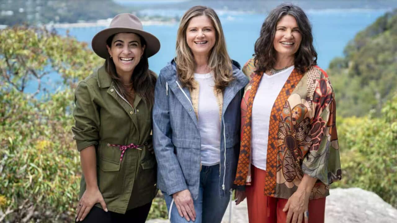 Great Australian Walks with Julia Zemiro, Gina Chick and Susie Youssef. Credit - SBS.jpg