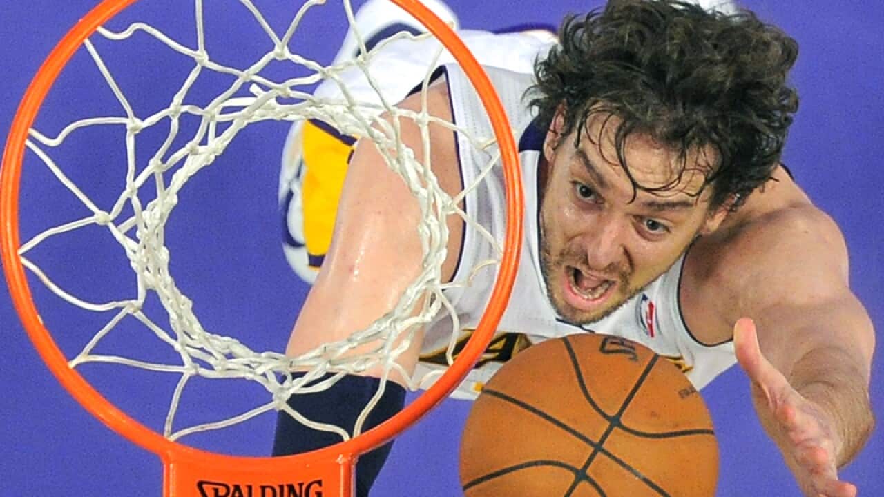 Los Angeles Lakers forward Pau Gasol