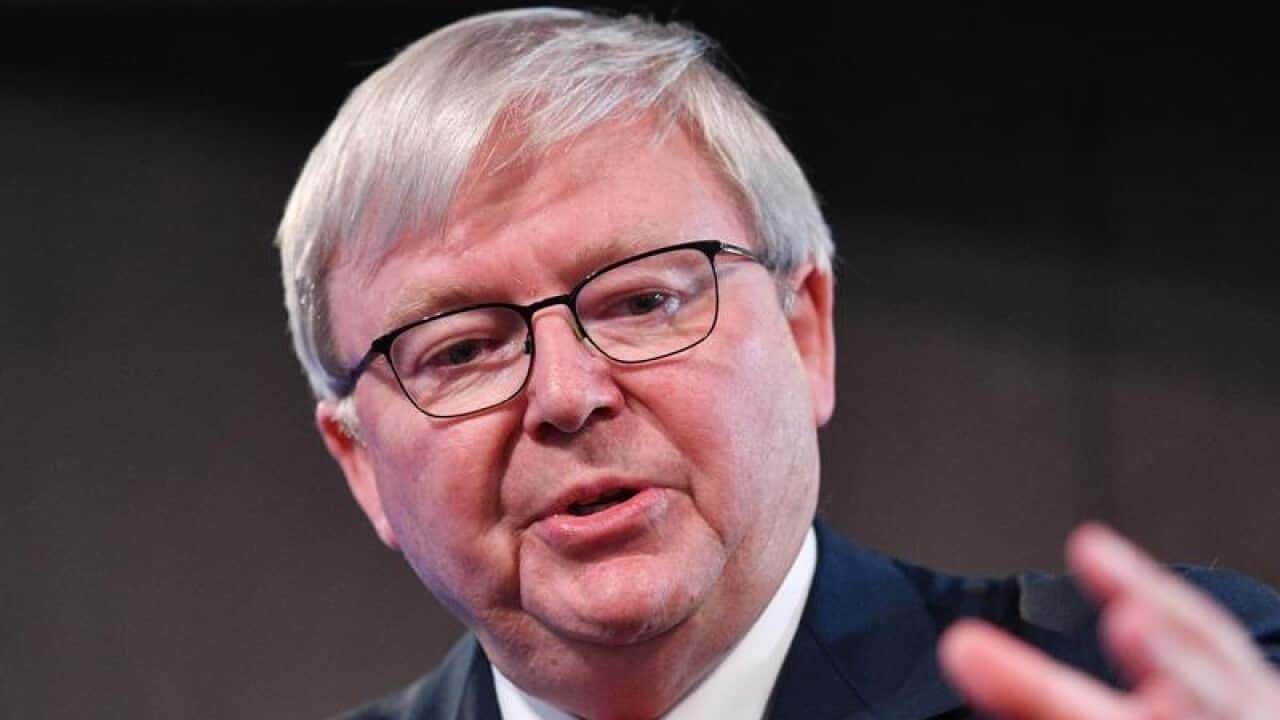 Former prime minister Kevin Rudd.
