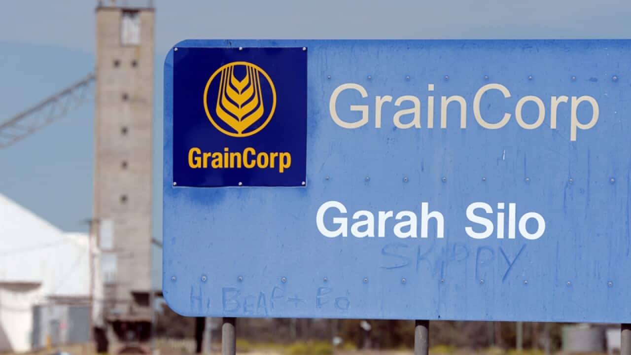 A GrainCorp silo