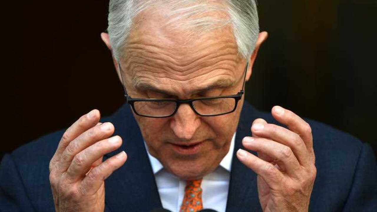 Outgoing Prime Minister Malcolm Turnbull addresses the media for the final time.
