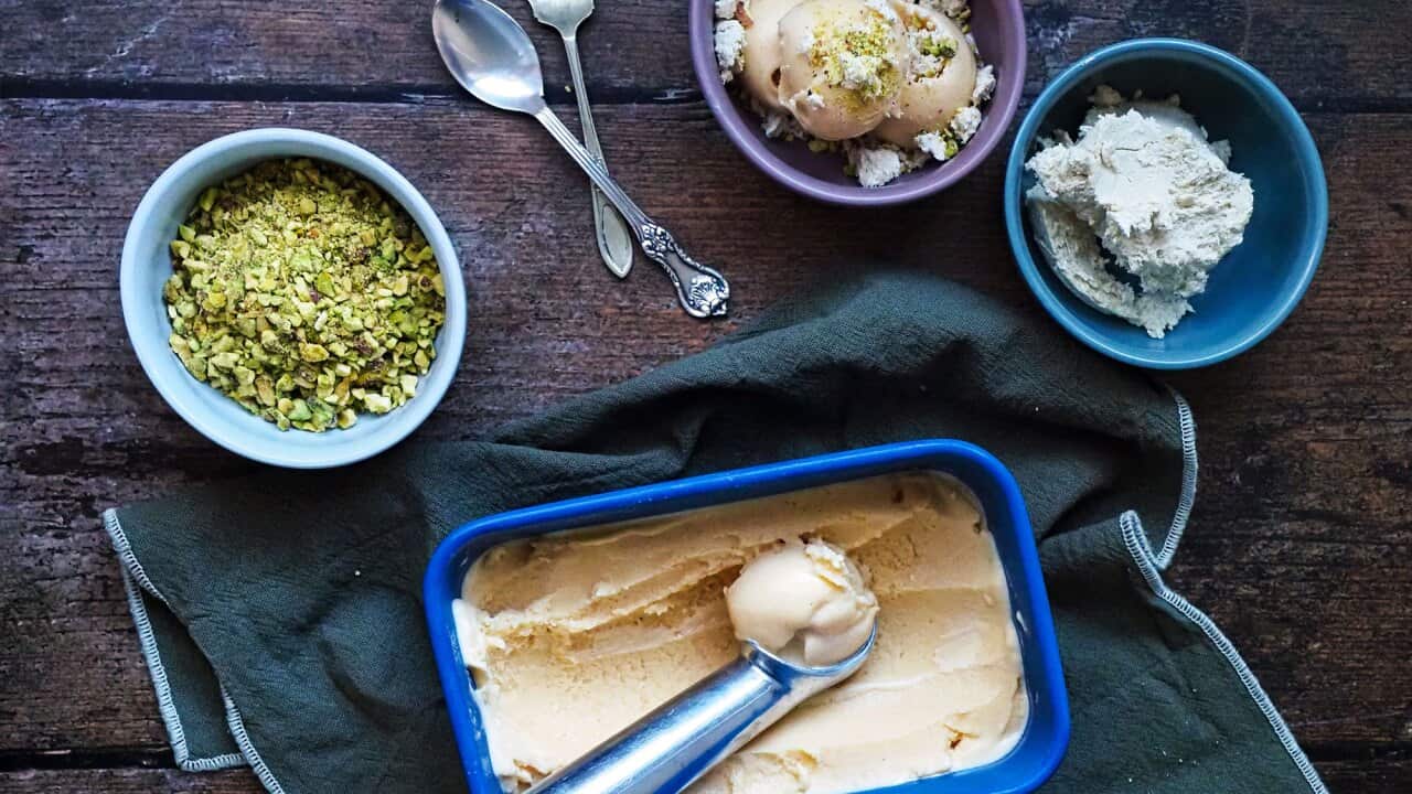 Halva icecream SBS Food