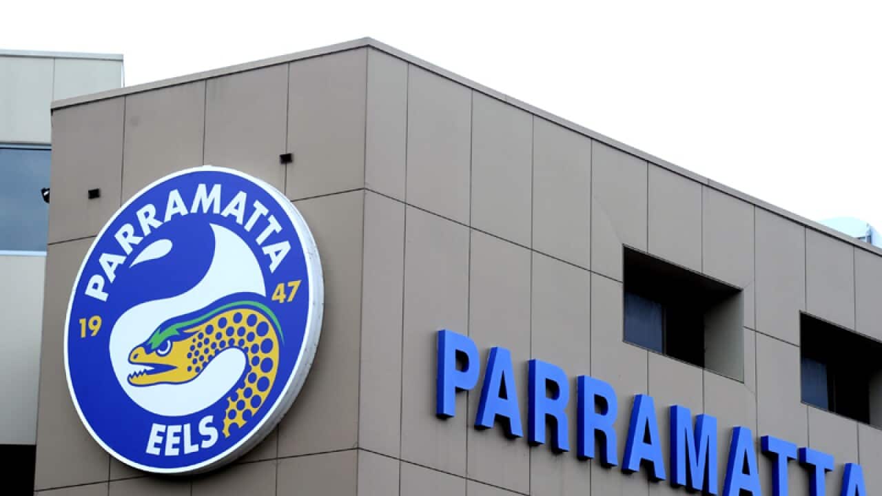Parramatta Eels Rugby club signage
