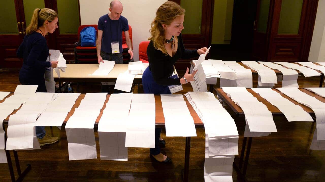 Electoral workers 