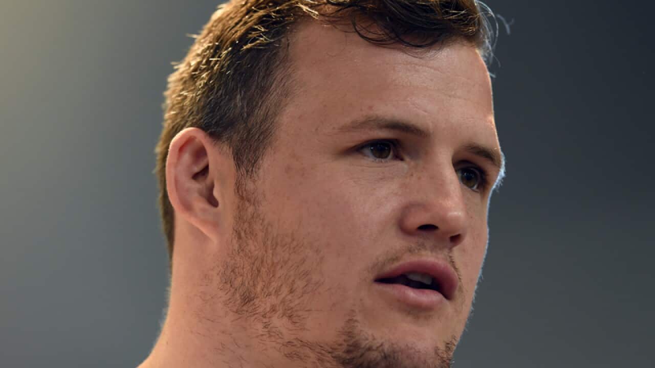 NRL player, Brett Morris of the Canterbury Bulldogs
