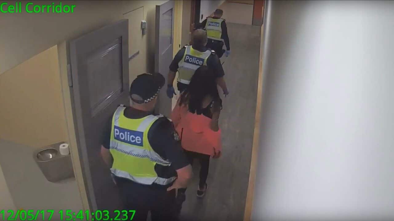 The inquest was earlier shown CCTV of police interaction with Tanya Day, before she was found dead.