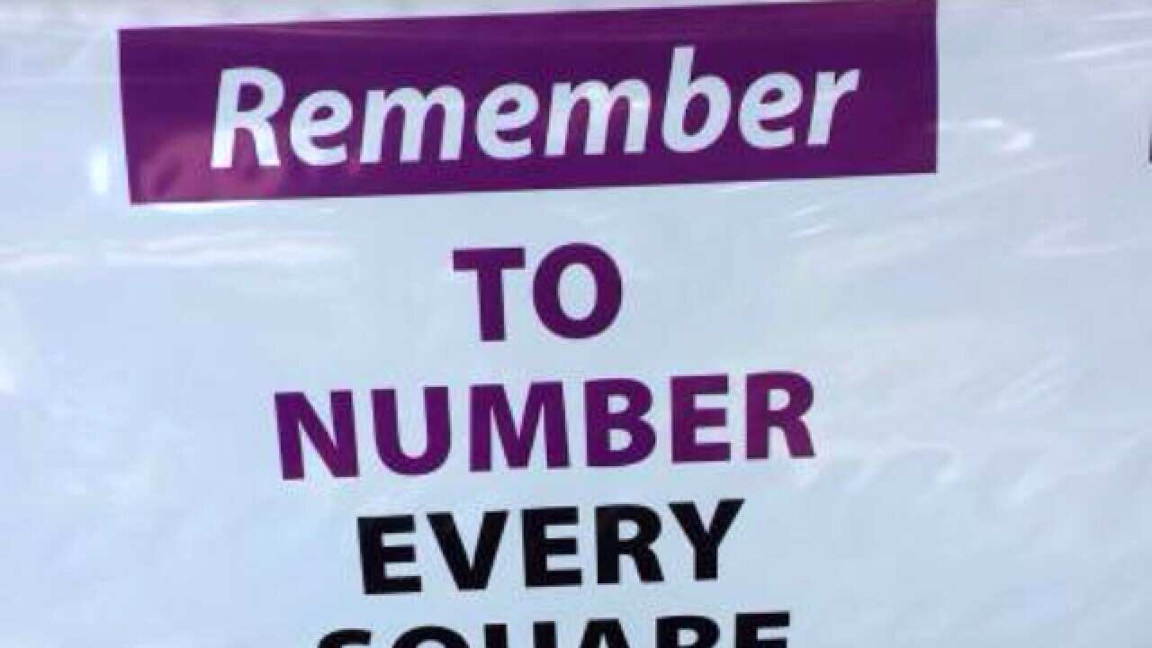 A supplied photo of a Labor how-to-vote banner