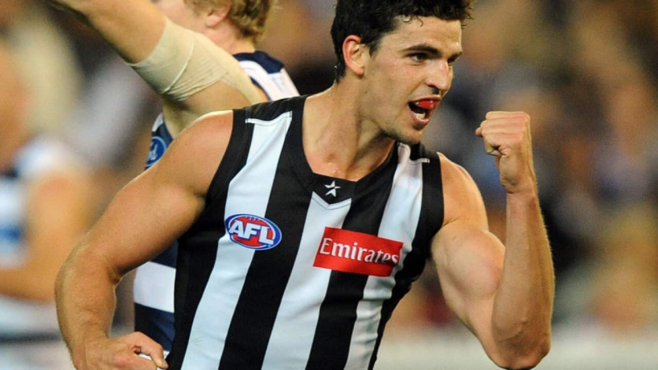 New Collingwood captain Scott Pendlebury in action