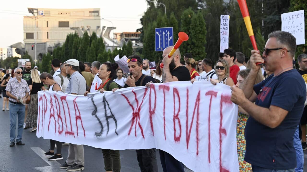 NORTH MACEDONIA PROTEST