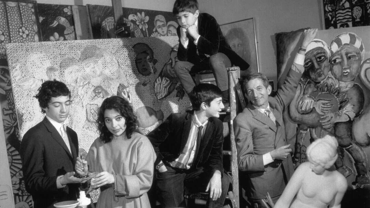 Mirka's studio, Tolarno Hotel, St Kilda, 1967