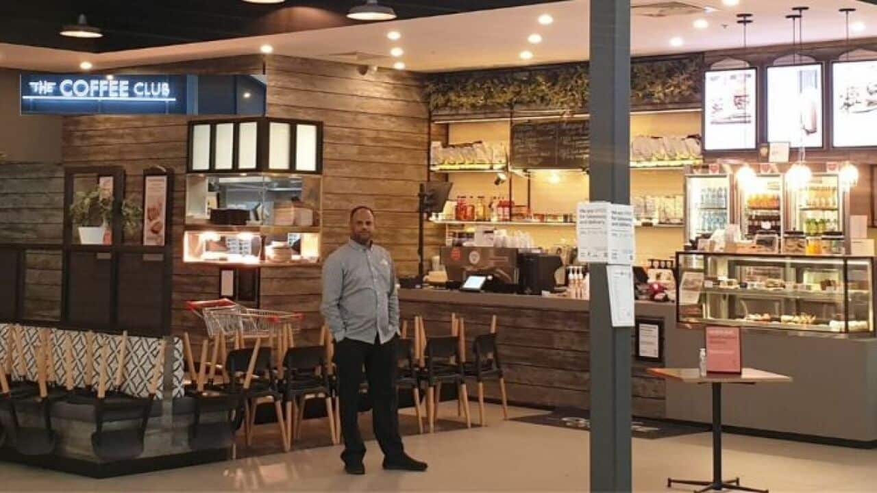 Coffee club franchisee Mr Semere Teare