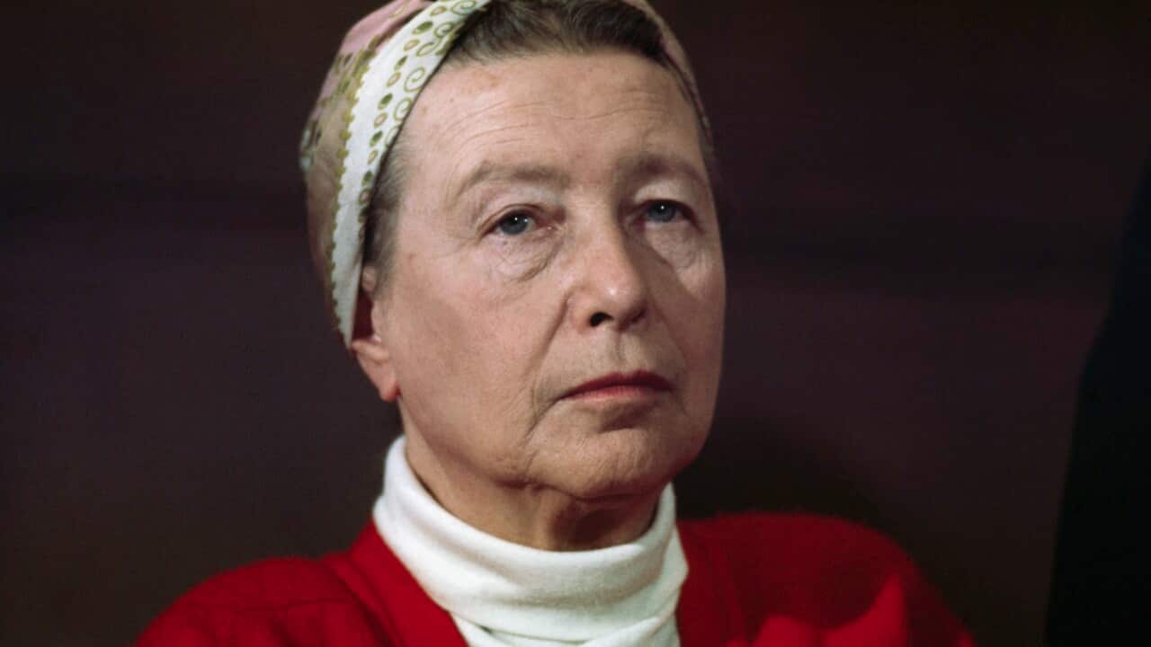 French Existentialist and Writer Simone De Beauvoir