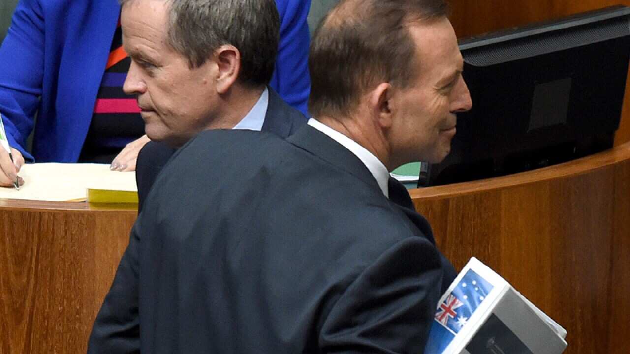 Prime Minister Tony Abbott and Opposition Leader Bill Shorten