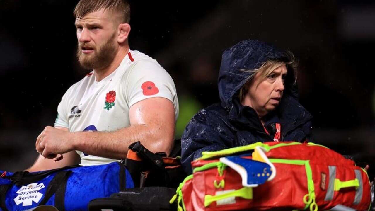 England lock George Kruis.