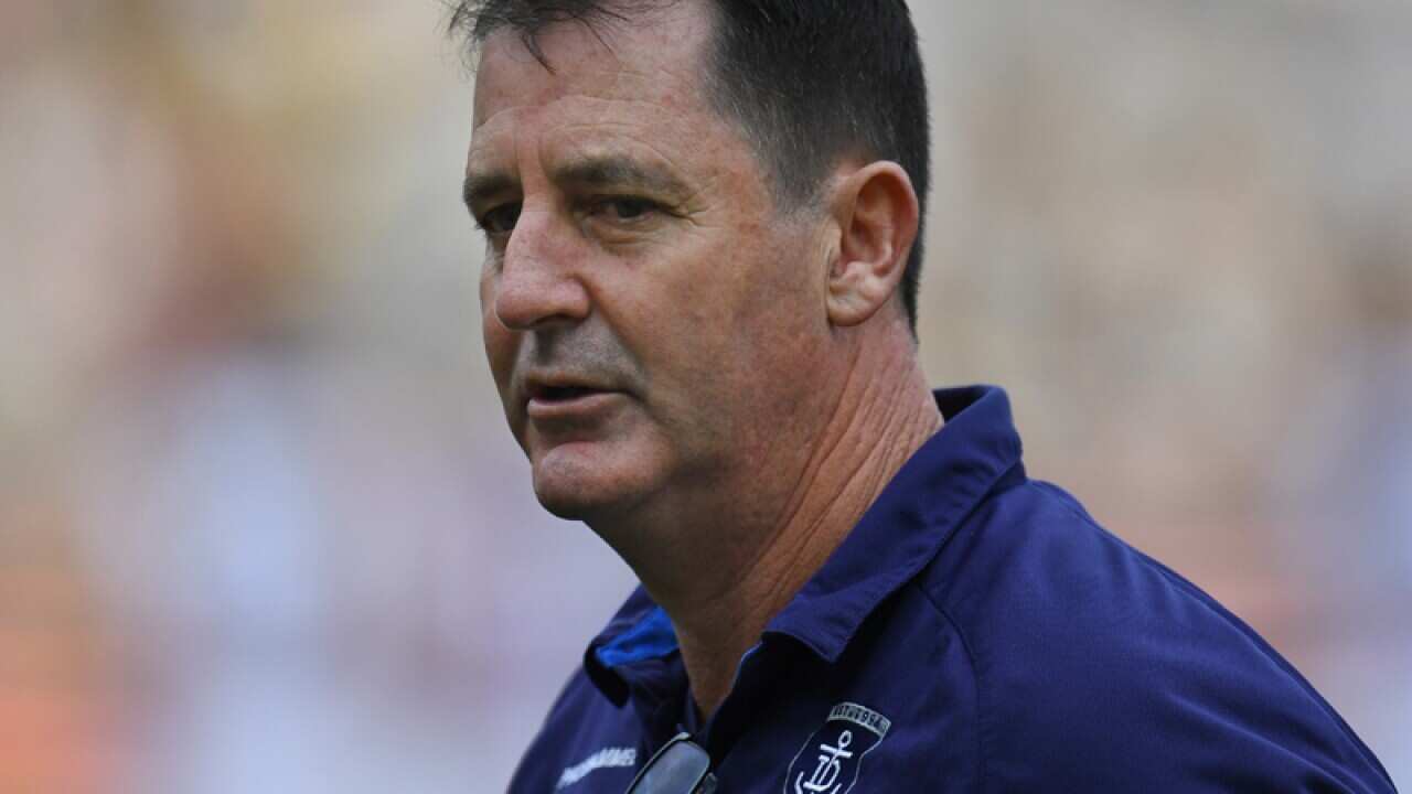 Coach of the Dockers Ross Lyon