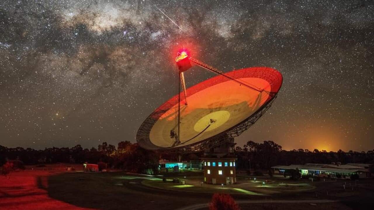 CSIRO's Parkes radio telescope at Parkes Observatory