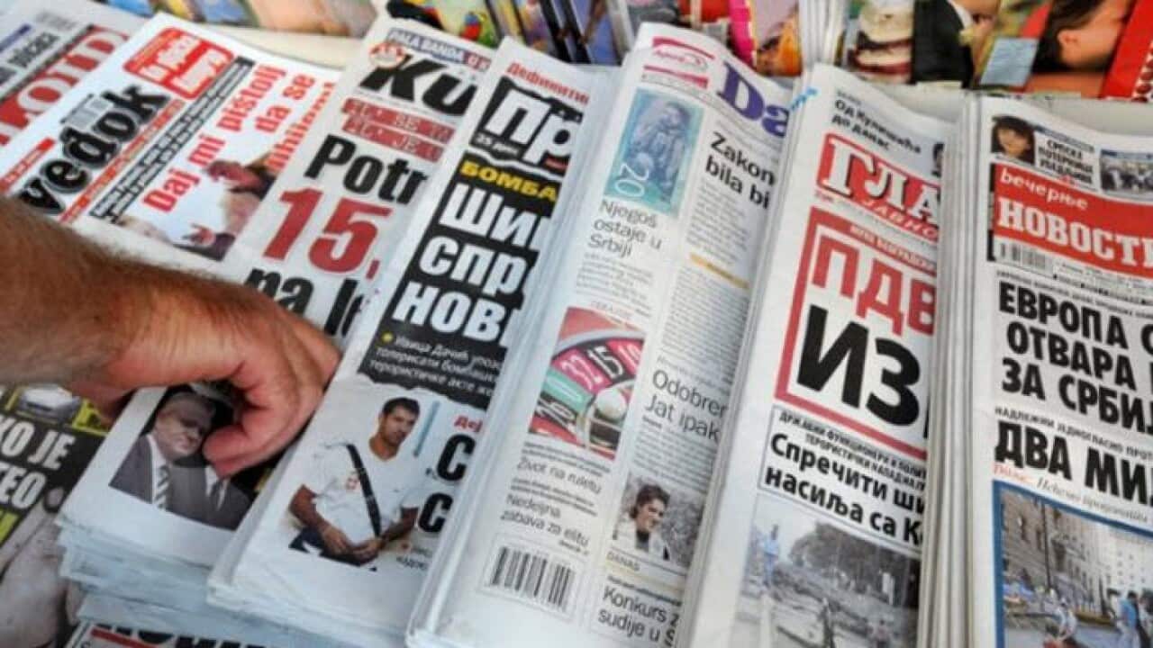 Serbian newspapers