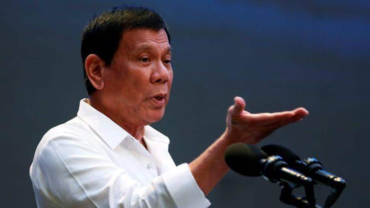 Philippine President Rodrigo Duterte.
