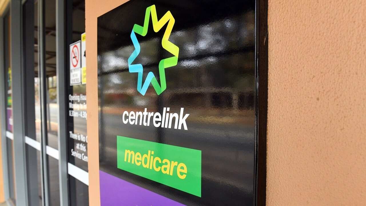 Bango la Centrelink nje ya ofisi