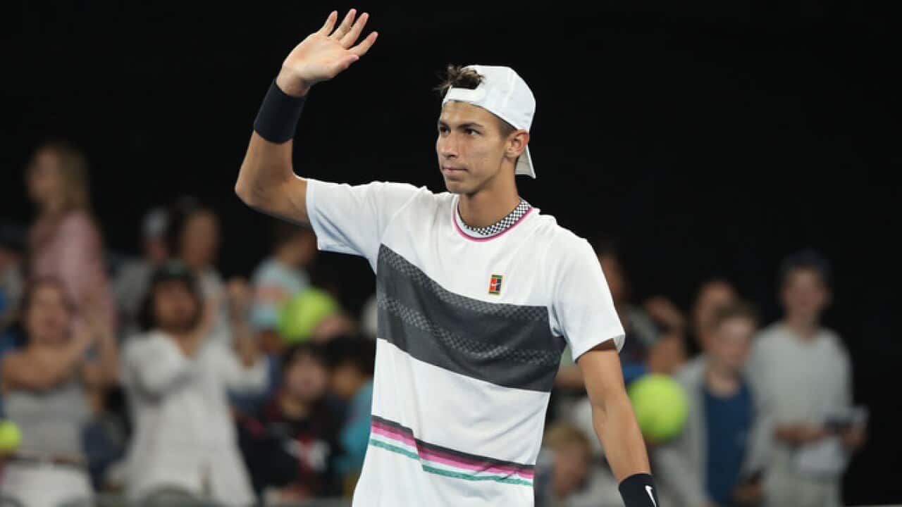 Alexei Popyrin of Australia