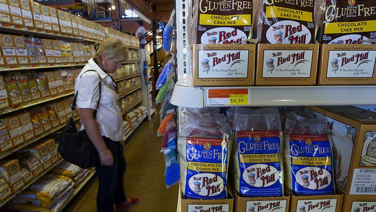 Gluten-free products are seen for sale at at Bob's Red Mill and Natural Foods Store Milwaukie, Oregon Tuesday, April  8, 2014.