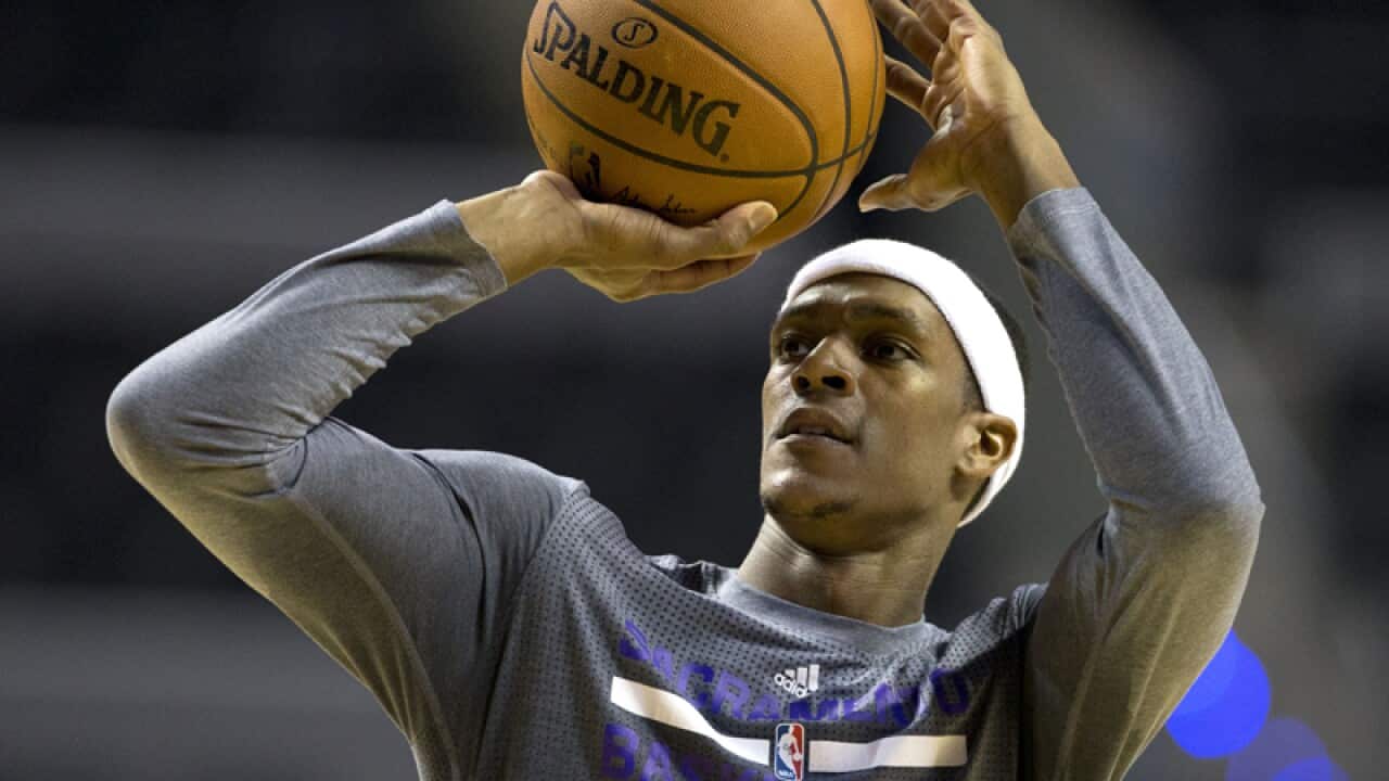 Sacramento Kings guard Rajon Rondo