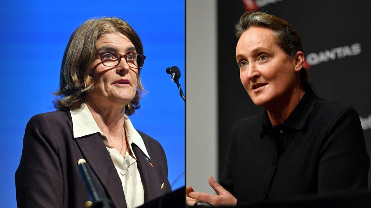 Composite image of Michele Bullock and Vanessa Hudson