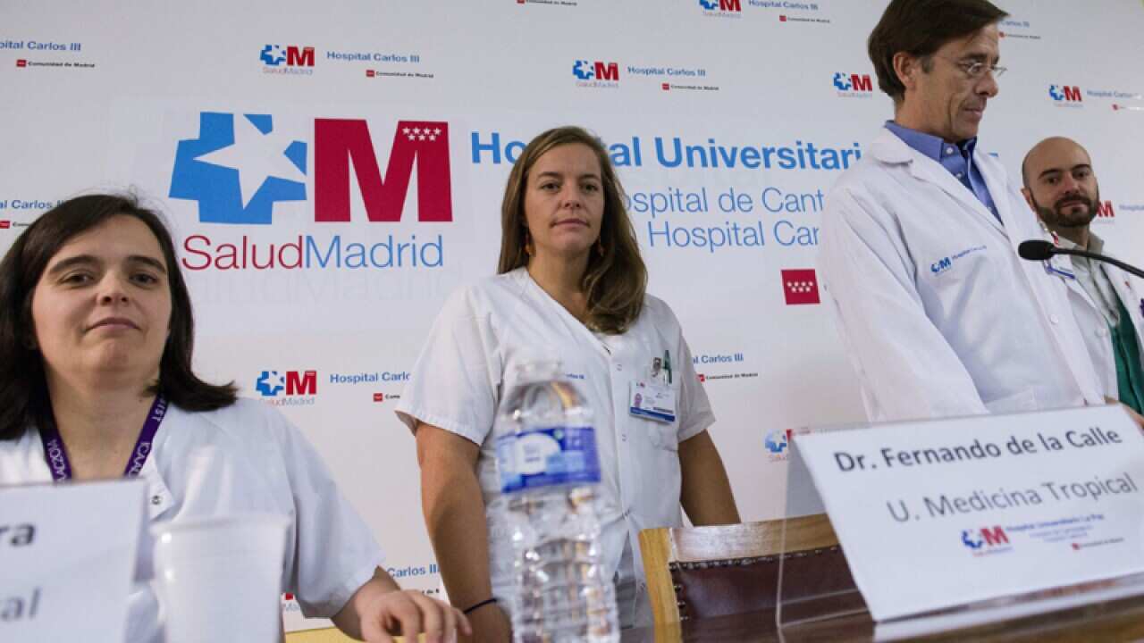 The medical team who treated Teresa Romero.