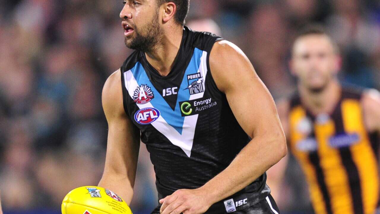 Port Adelaide's Alipate Carlile
