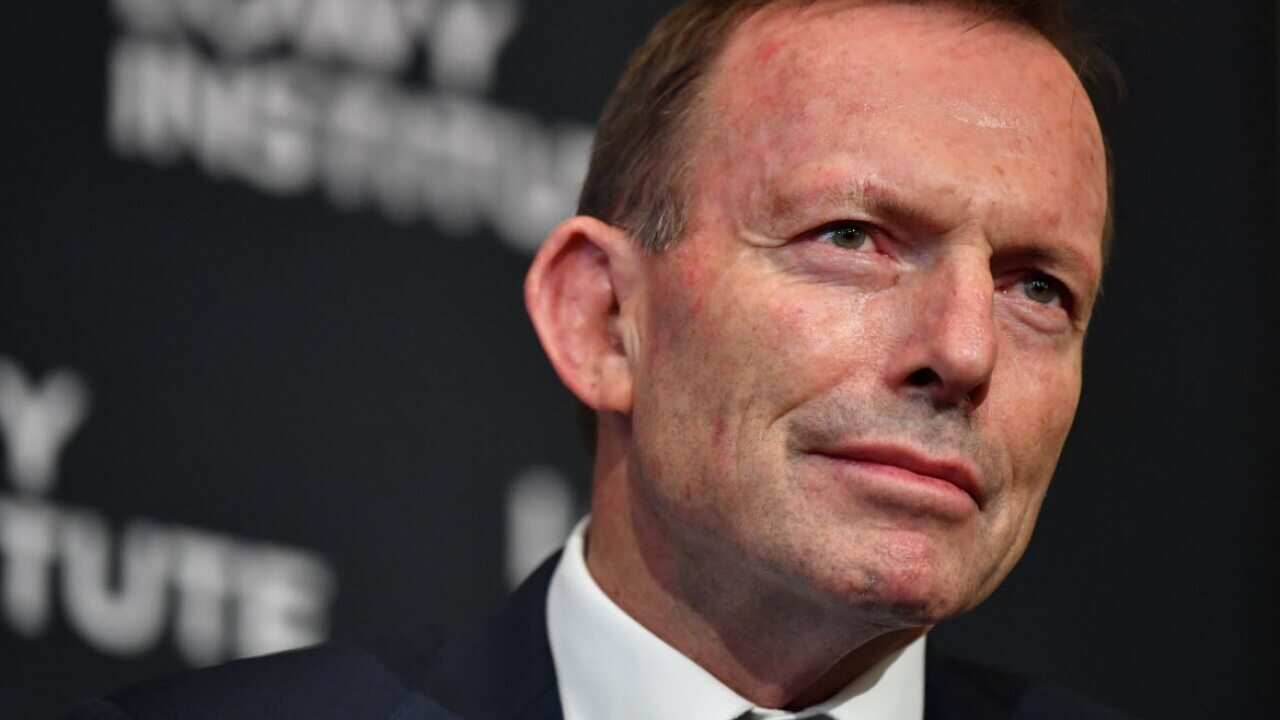 Former prime minister Tony Abbott.