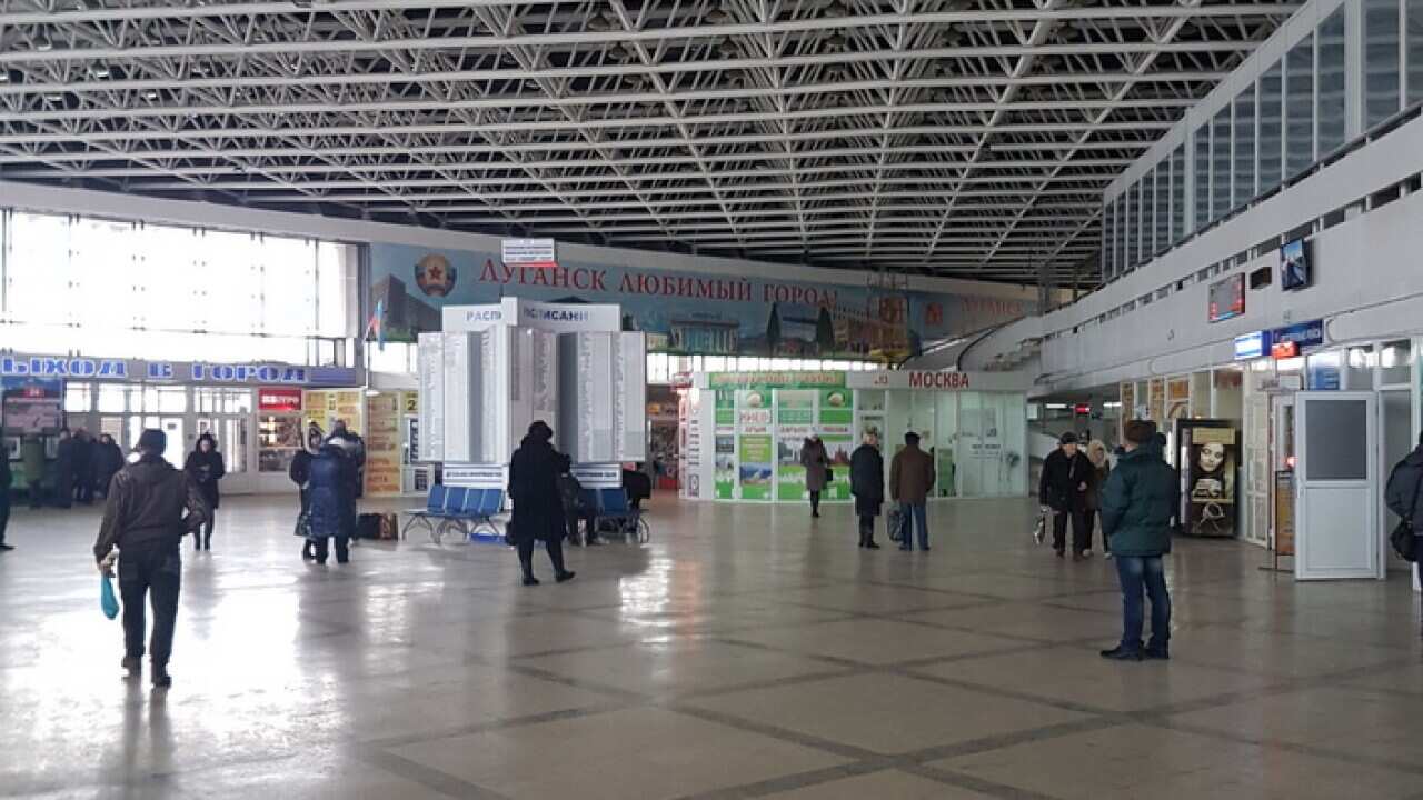 Restored Luhansk bus station