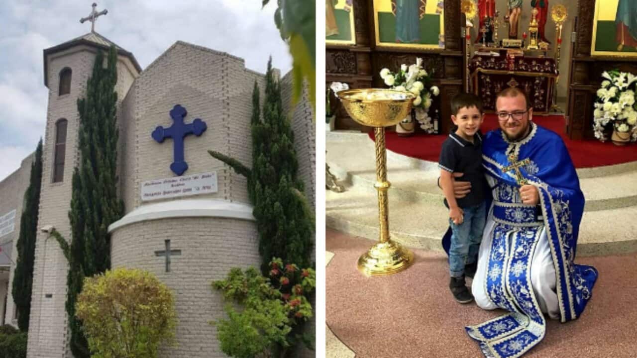 Father Vlado Nedeski, priest at the Macedonian Orthodox Church 'Sveta Petka',Rockdale