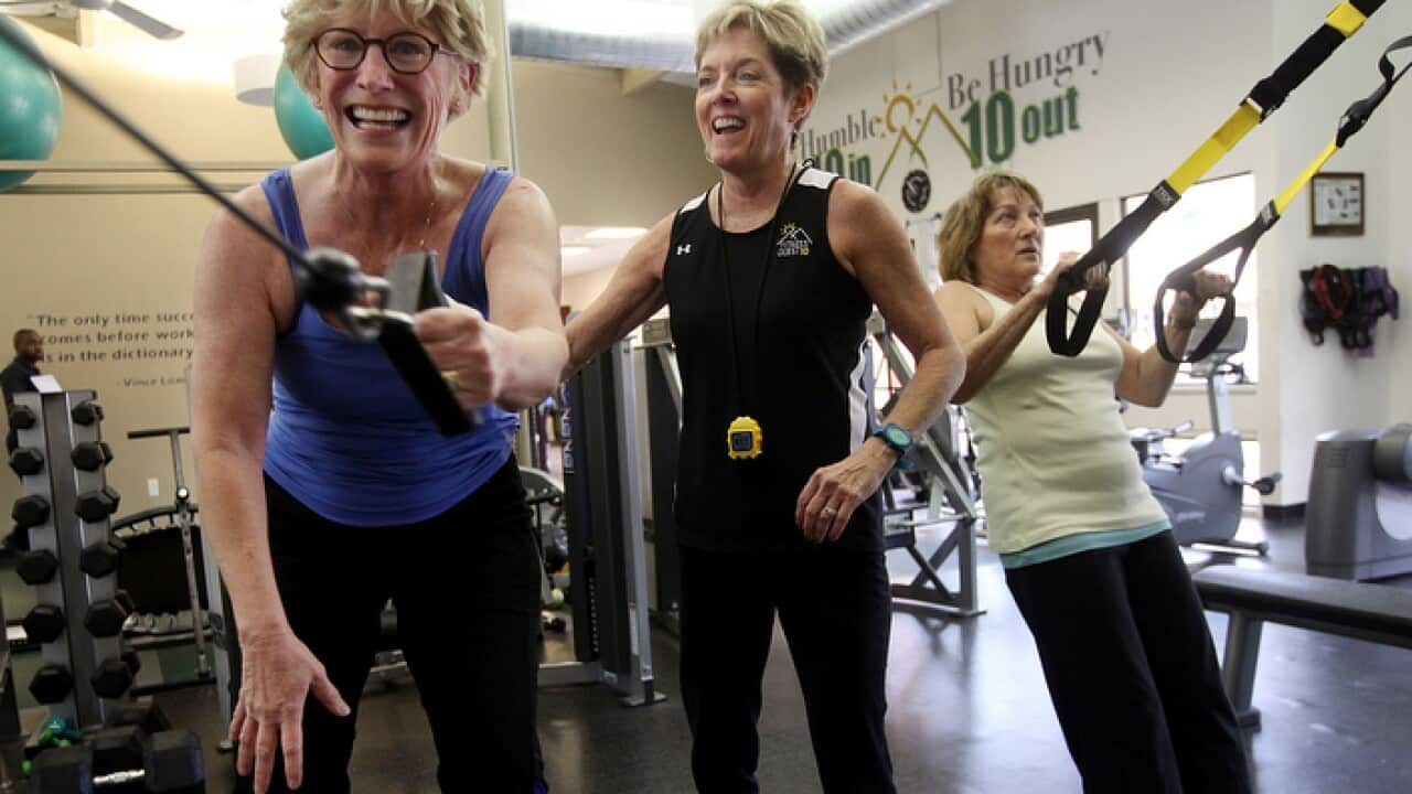 Seniors work-out at Gym for Increased Health benefits