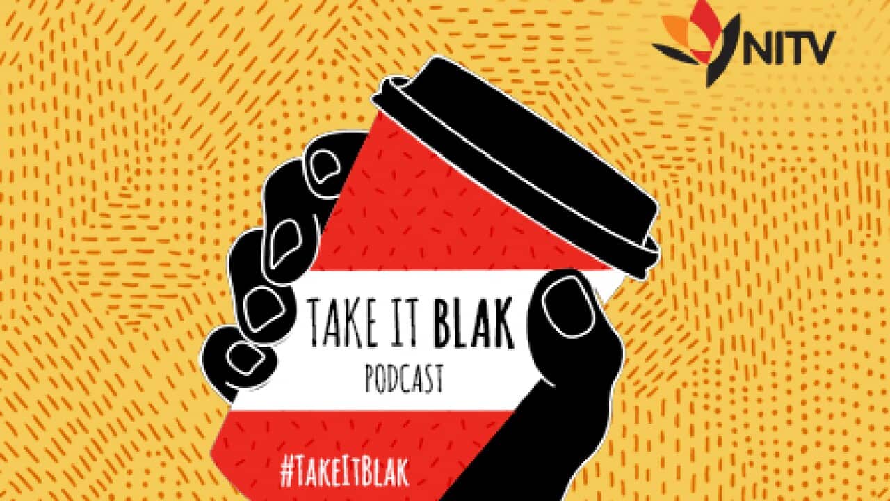 Take It Blak podcast logo