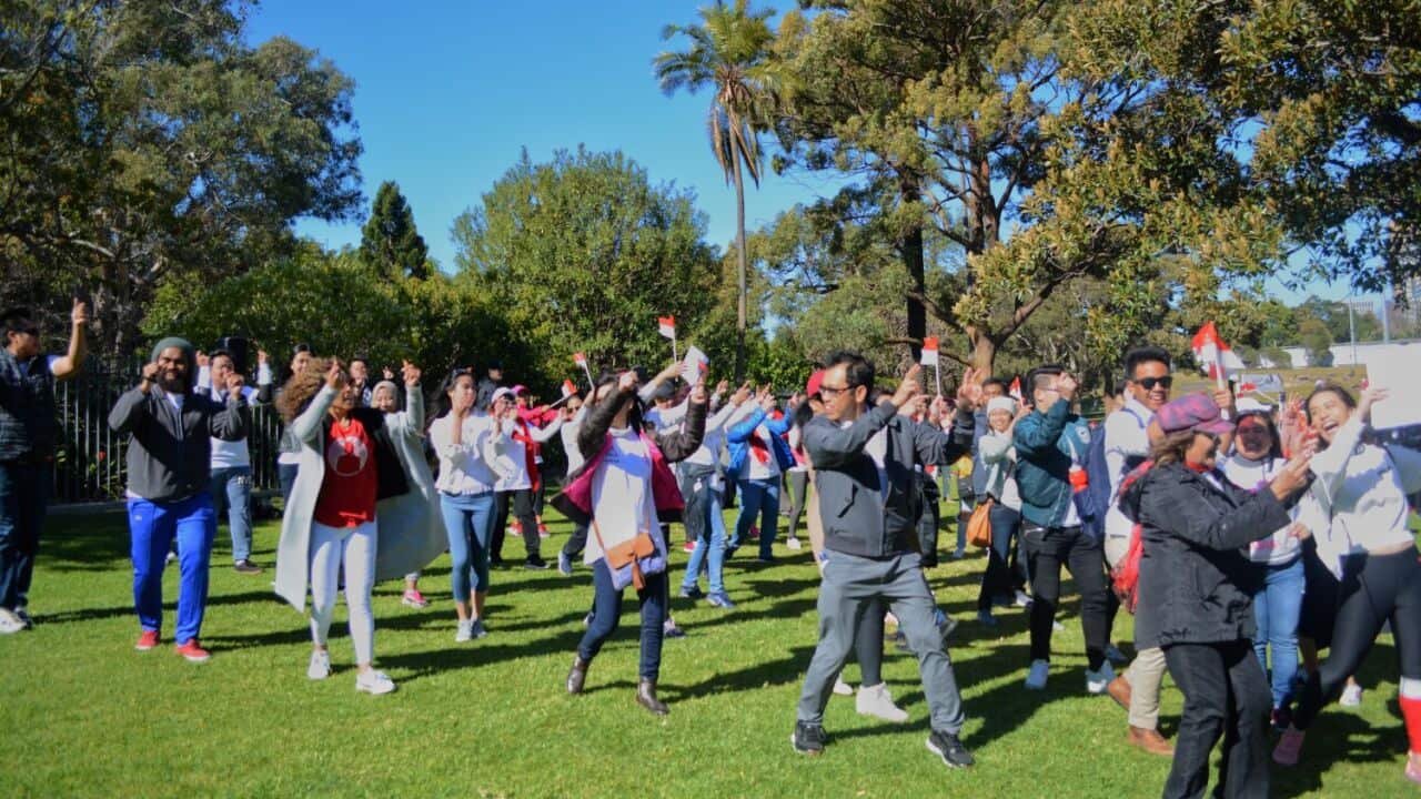 Indonesian dances at the Royal Botanical Garden (12/8/2018)