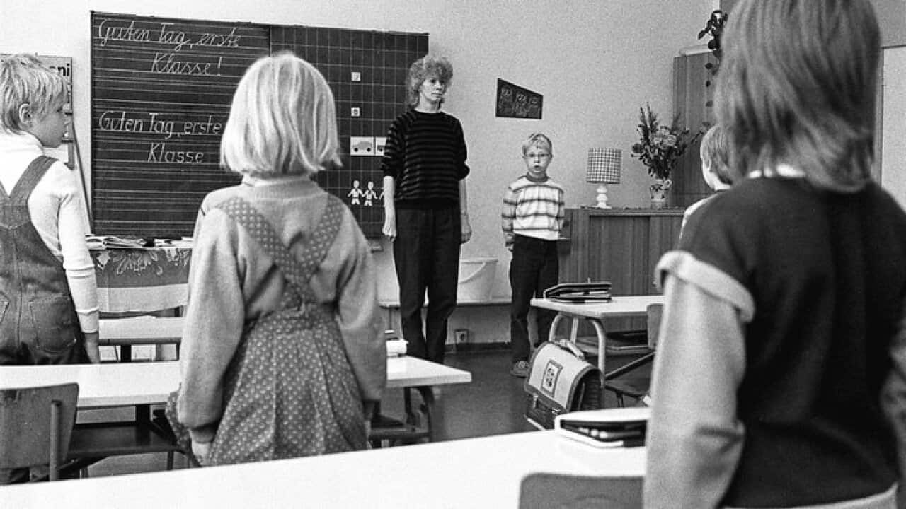 Unterricht in Ost-Berlin am 01.01.1986