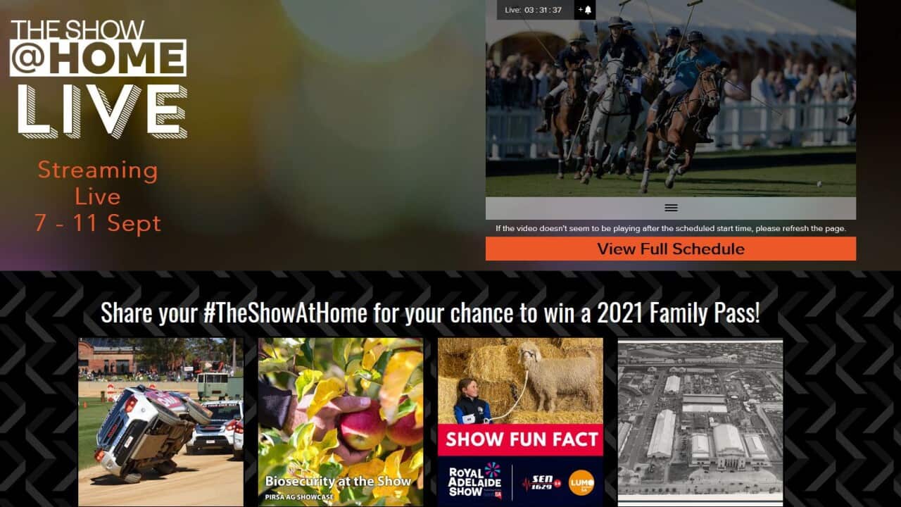 The Show at Home, a virtual experience that launched Monda (7 Sept, 2020) y, allows show-lovers to get at least a little taste of their favourite event.