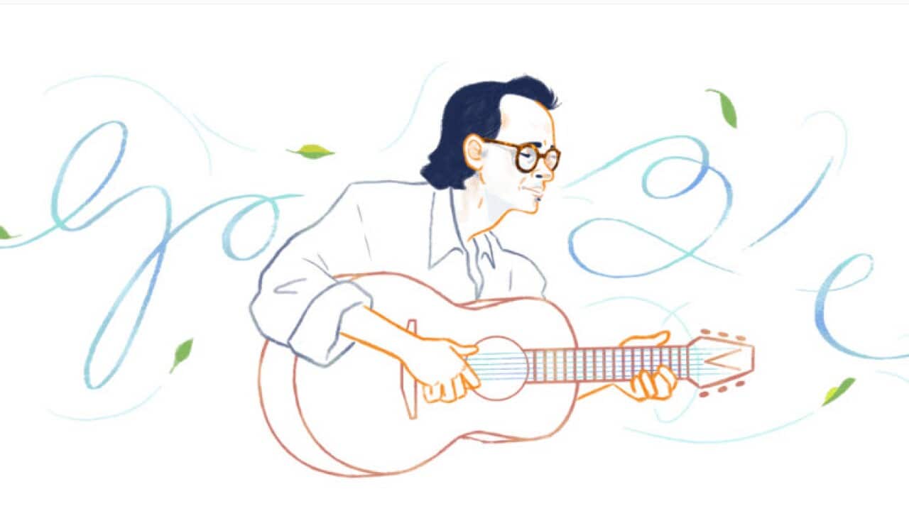Trịnh Công Sơn on Google Doogle