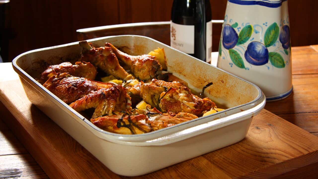 Beer-sozzled chicken