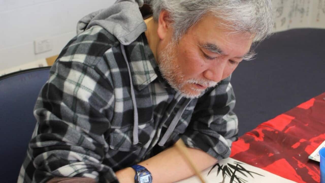 張志力老師寫作書畫