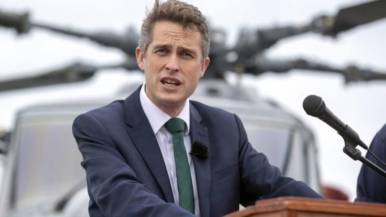 UK Defence Secretary Gavin Williamson