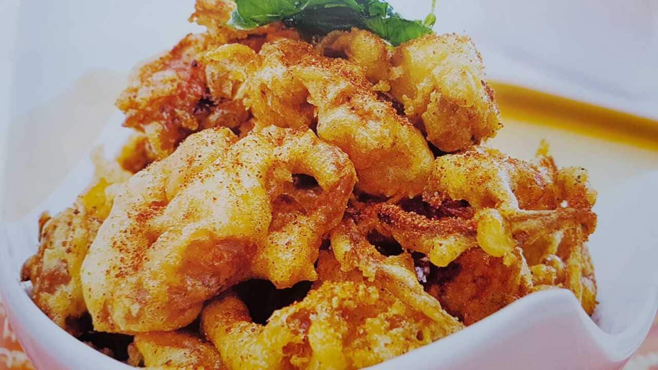 soft shell crab with shichimi tōgarashi