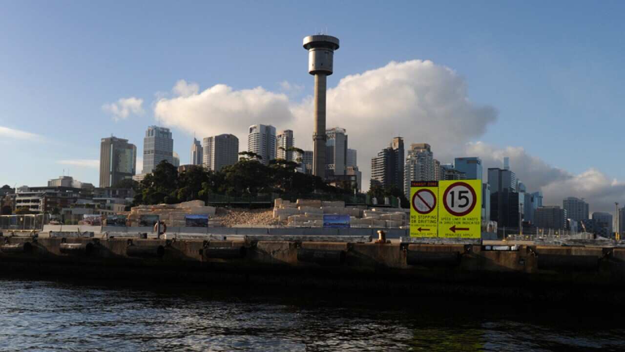 A worker at a building project