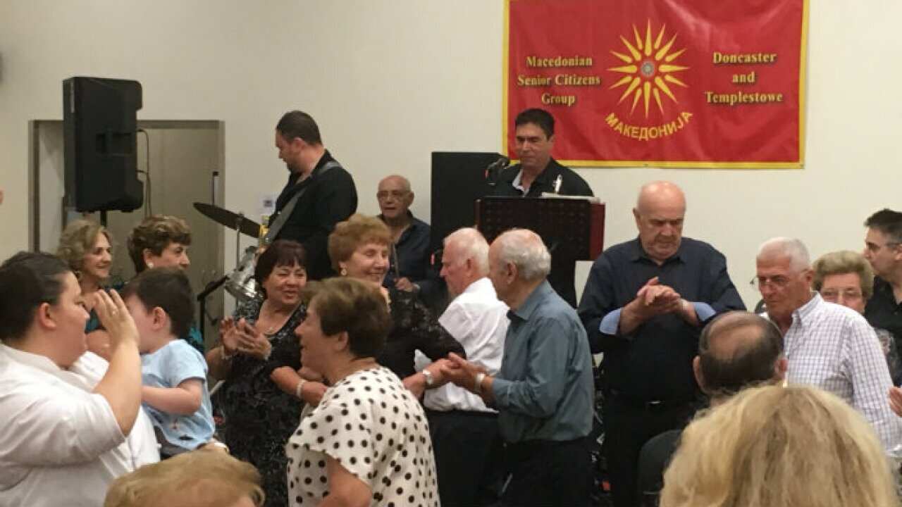 Macedonian Pensioner Group Doncaster New Year celebration,