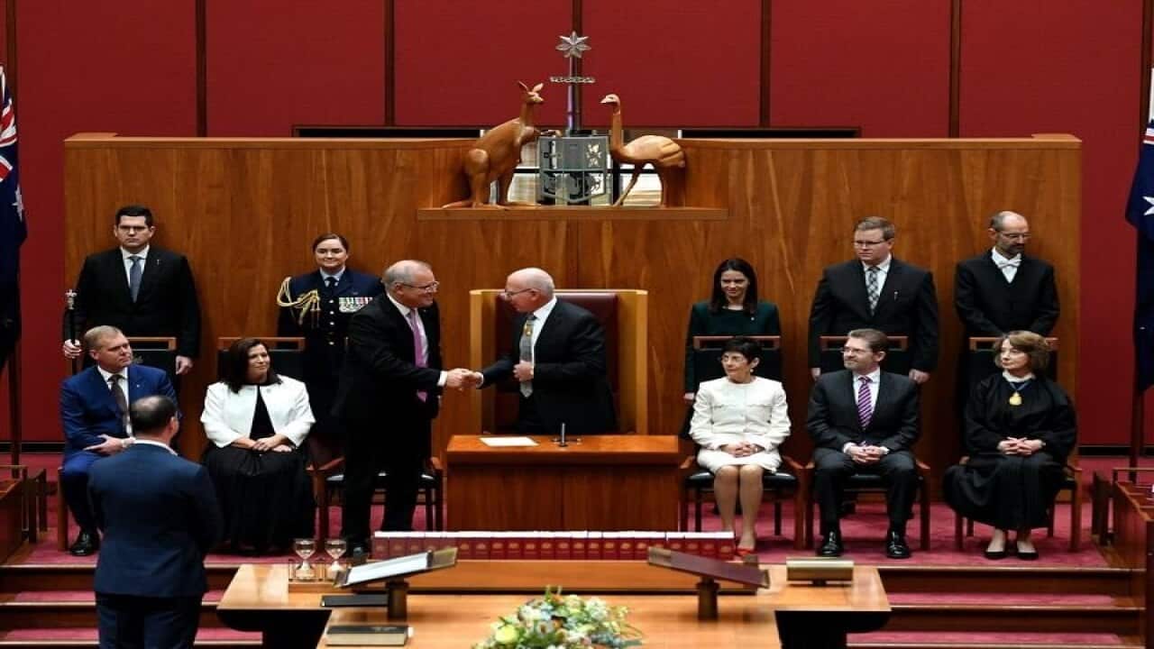 In Canberra, Australia's 27th governor-general has been sworn in.