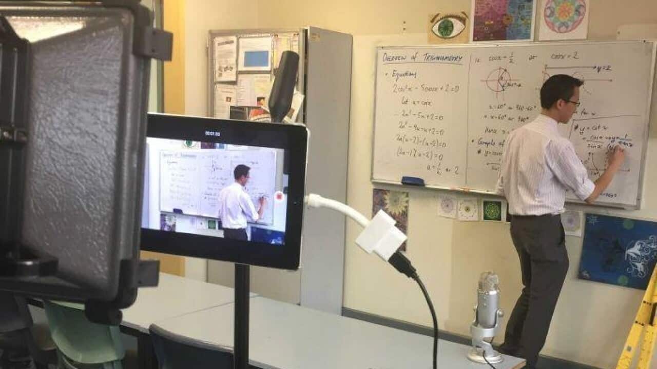 Mr Woo started recording his lessons for a student who missed school due to illness.