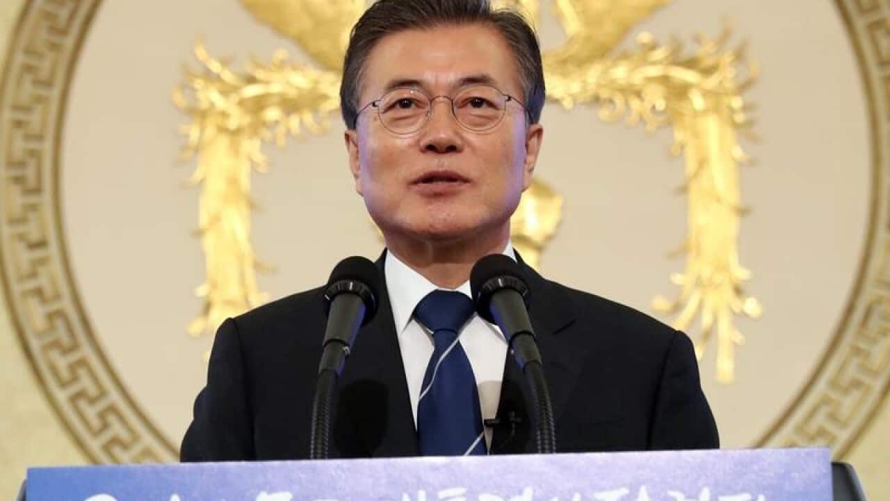 South Korean President Moon Jae-in