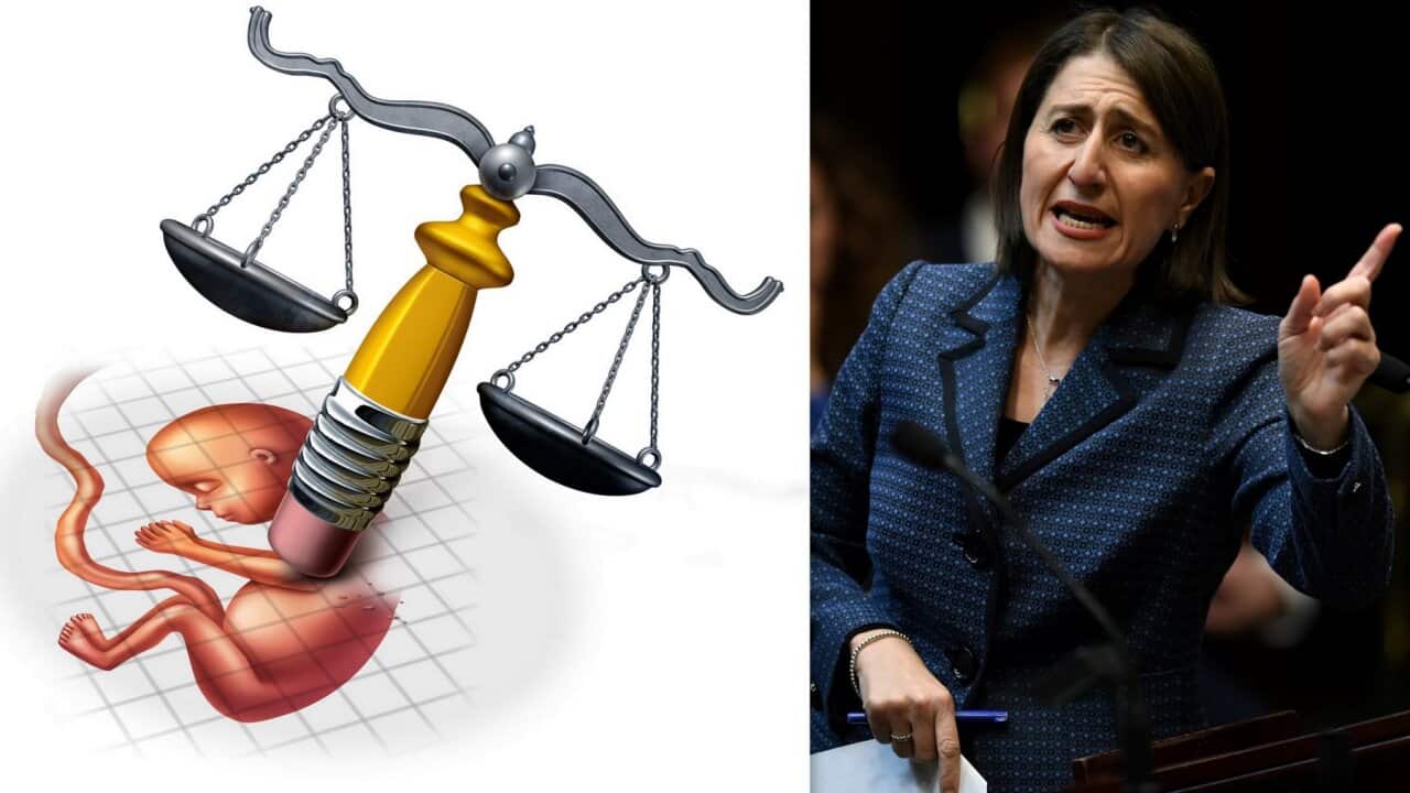 New South Wales Premier Gladys Berejiklian supports the decriminalisation of abortion. (AAP)