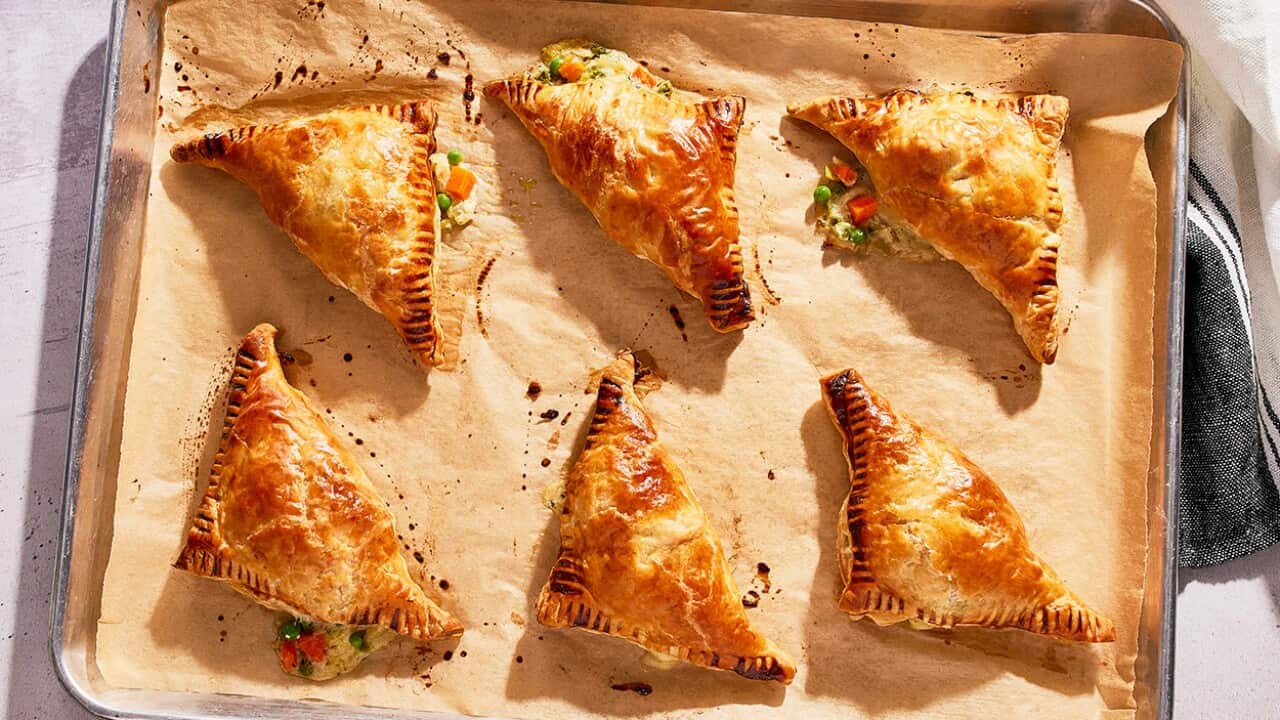 Chicken pot hand pies aka chicken hand pies